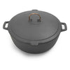 Enamel Lined Crock Pot Barebones Living CKW-1100 Pots & Pans One Size / Slate Grey