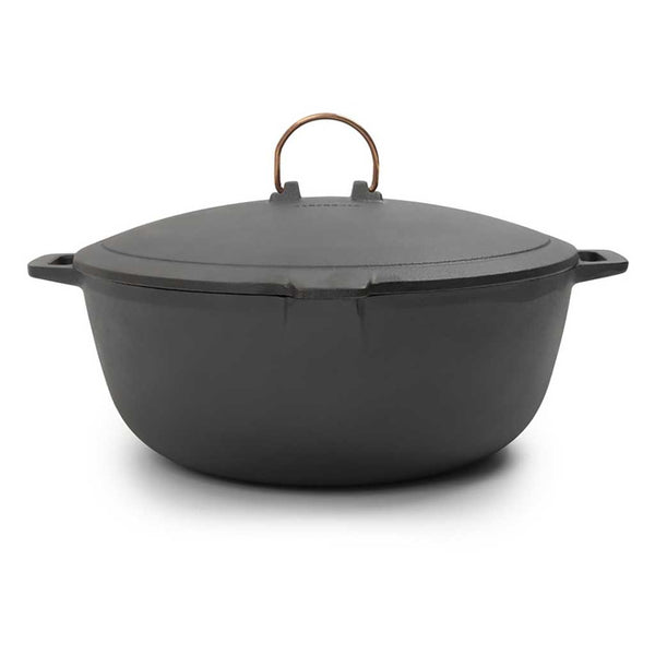 Enamel Lined Crock Pot Barebones Living CKW-1100 Pots & Pans One Size / Slate Grey