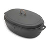 Enamel Lined Roaster Barebones Living CKW-1102 Dutch Ovens One Size / Slate Grey