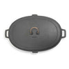 Enamel Lined Roaster Barebones Living CKW-1102 Dutch Ovens One Size / Slate Grey