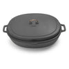 Enamel Lined Roaster Barebones Living CKW-1102 Dutch Ovens One Size / Slate Grey