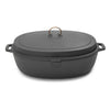 Enamel Lined Roaster Barebones Living CKW-1102 Dutch Ovens One Size / Slate Grey