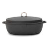 Enamel Lined Roaster Barebones Living CKW-1102 Dutch Ovens One Size / Slate Grey