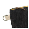 Neelum Zipper Pouch | Waxed Denim Barebones Living Pouches
