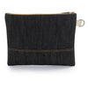 Neelum Zipper Pouch | Waxed Denim Barebones Living Pouches