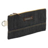 Neelum Zipper Pouch | Waxed Denim Barebones Living Pouches