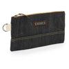 Neelum Zipper Pouch | Waxed Denim Barebones Living Pouches