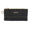 Neelum Zipper Pouch | Waxed Denim Barebones Living STC-732 Pouches Small / Waxed Denim