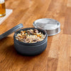 Glass Lunch Bowl Black+Blum GR-LB-L015 Food Containers 750ml / Slate
