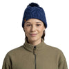 Caryn Knitted Beanie & Fleece Band BUFF 136743.717 Beanies One Size / Midnight