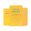 Signs of Spring Dot-Graph Paper (3-Pack) Field Notes FNC-54 Notebooks One Size / Yellow