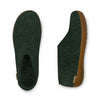 Shoe with Natural Rubber Sole Glerups Outdoor Slippers