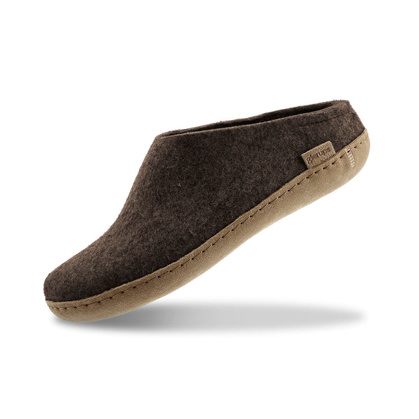 Slip-on with Leather Sole Glerups Slippers