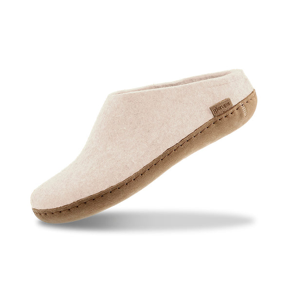 Slip-on with Leather Sole Glerups Slippers