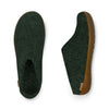 Slip-on with Natural Rubber Sole Glerups Outdoor Slippers