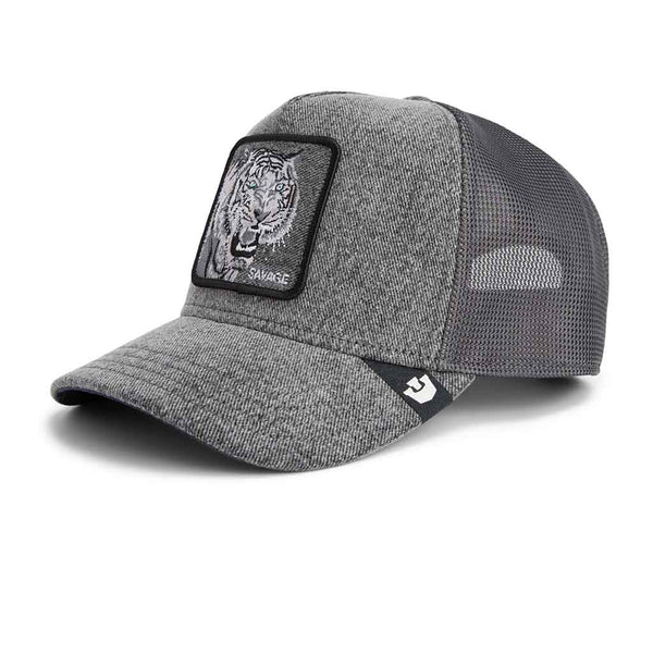 Denim Savage Trucker Hat Goorin Bros. 101-2591-DEN03 Caps & Hats One Size / Grey Denim