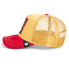 The Faithful Eagle Trucker Hat Goorin Bros. 101-2282-GLD02 Caps & Hats One Size / Gold/Red