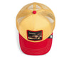 The Faithful Eagle Trucker Hat Goorin Bros. 101-2282-GLD02 Caps & Hats One Size / Gold/Red