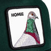 The Homie Pigeon Trucker Hat Goorin Bros. 101-2423-GUA01 Caps & Hats One Size / Guard