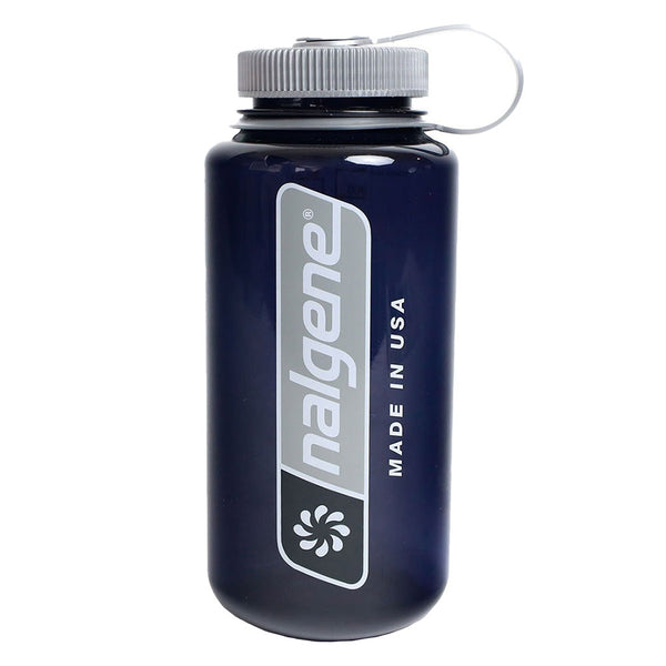 1L Wide Mouth Tritan Sustain Nalgene N682024-0030 Water Bottles 1 Litre / Odyssey Grey Large Nalgene Logo