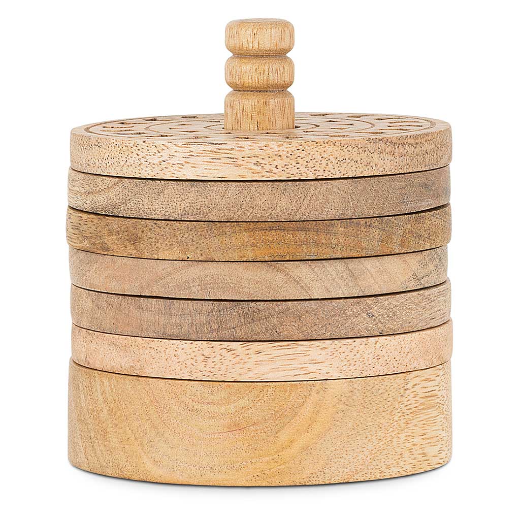 Anali Mango Wood Coasters
