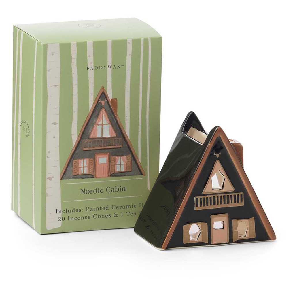 No. 01 Nordic Cabin Style Incense & Tea Light Holder