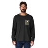 Shop Sticker Pocket Longsleeve Responsibili-Tee | Men's Patagonia Men's Tees