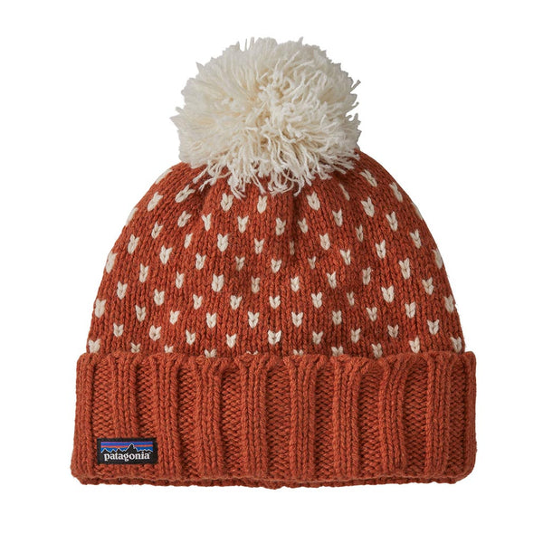 Snowbelle Beanie Patagonia 33445-ODBU-ALL Beanies One Size / Offset Dot: Burnished Red