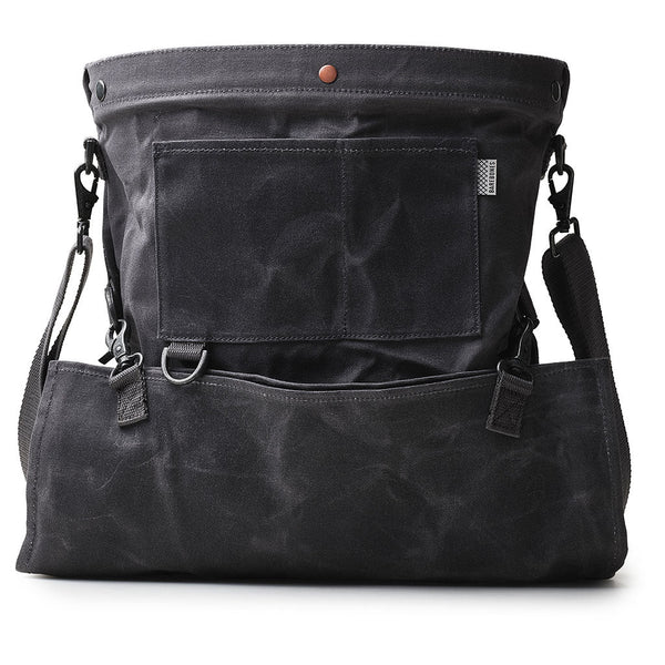 Waxed Canvas Gathering Bag Barebones Living GDN-068 Gathering Bags One Size / Slate Grey