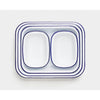Bake Set Falcon Enamelware FAL-BAK-BW-UK Bake Sets One Size / White w/ Blue Rim