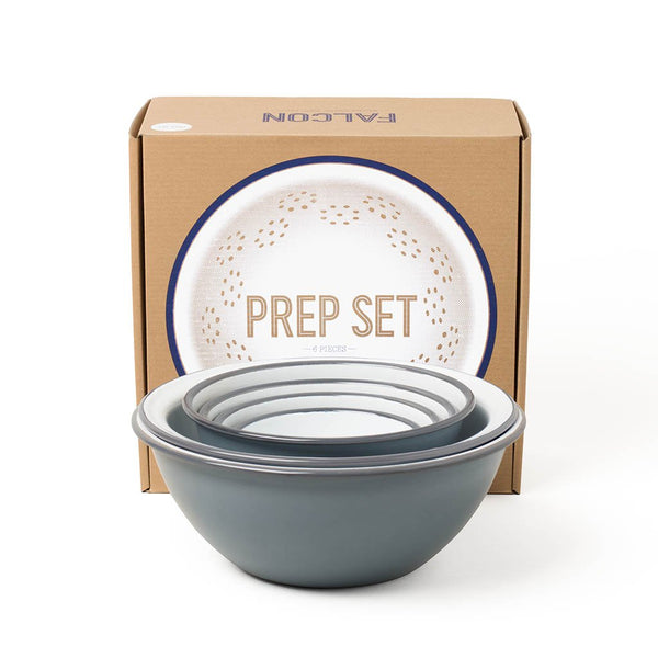 Prep Set Falcon Enamelware FAL-PRE-GG-UK Tableware One Size / Pigeon Grey