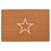 Embossed Star Doormat Garden Trading DMCO40 Doormats Large / Coir