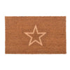 Embossed Star Doormat Garden Trading DMCO39 Doormats Small / Coir