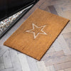 Embossed Star Doormat Garden Trading DMCO39 Doormats Small / Coir