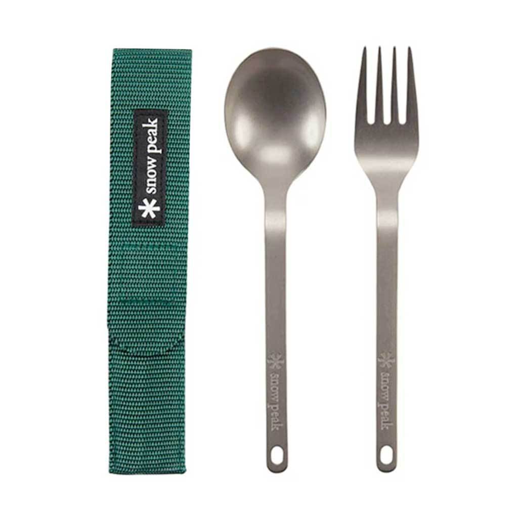 Titanium Fork & Spoon Set