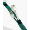 Titanium Fork & Spoon Set Snow Peak SCT-002-GRN Cutlery Sets One Size / Green
